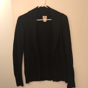Mossimo Black Long-Sleeve Cardigan